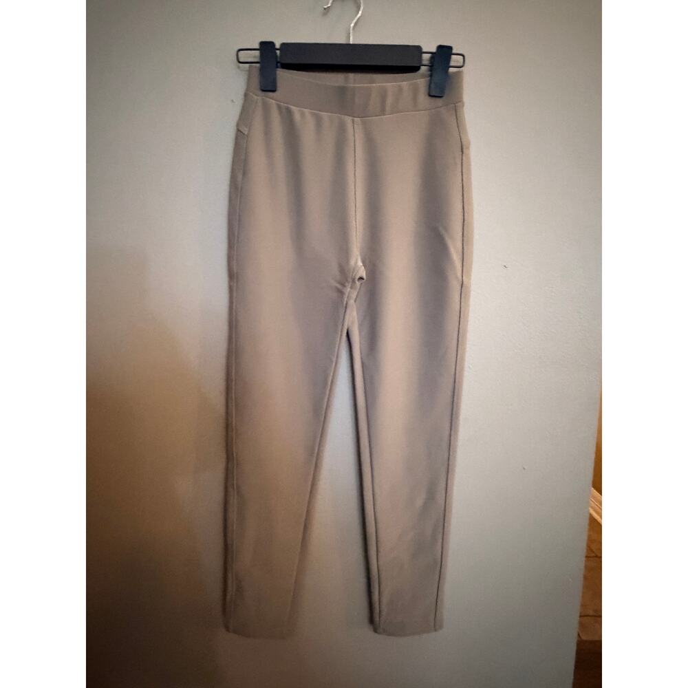 Conceited High Waist Pull On Stretch Pants Sage Gray Activewear Women's S/M NWT